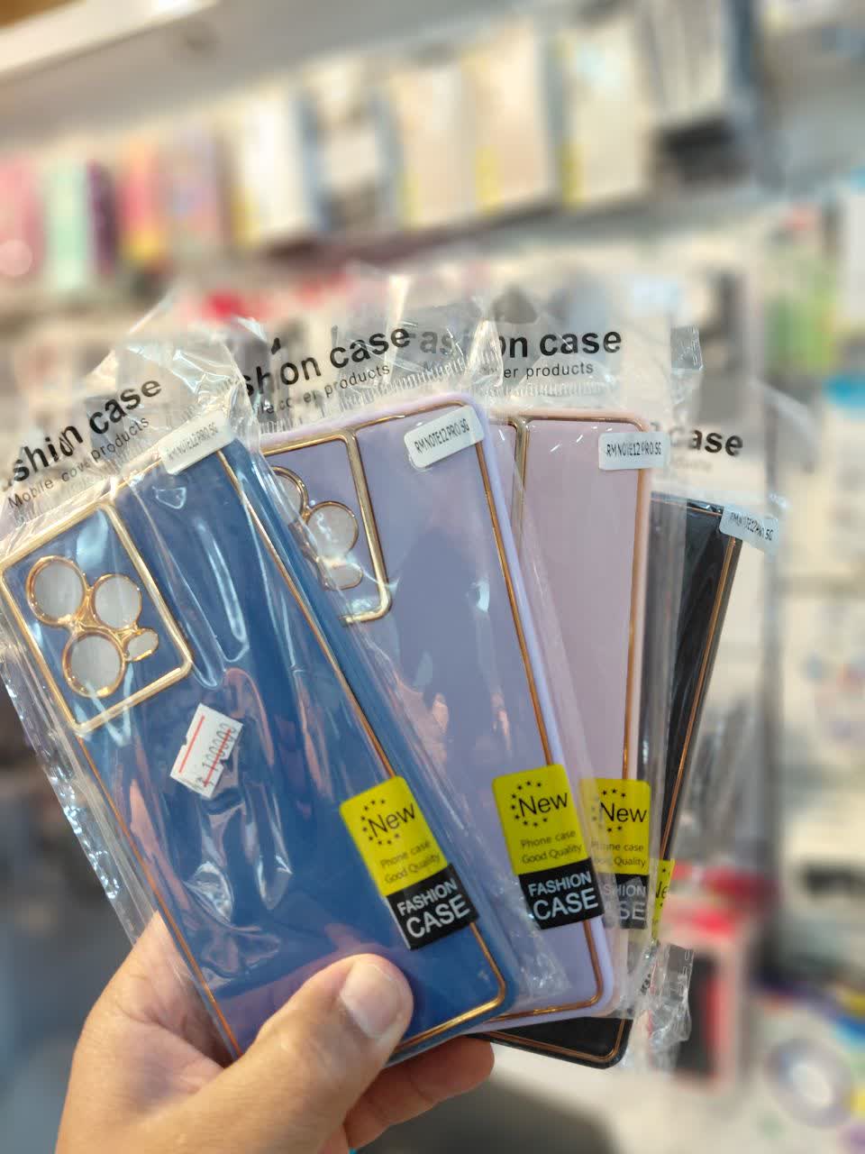 گارد چرمی دورطلایی شیائومی RM NOTE 12  PRO 5G